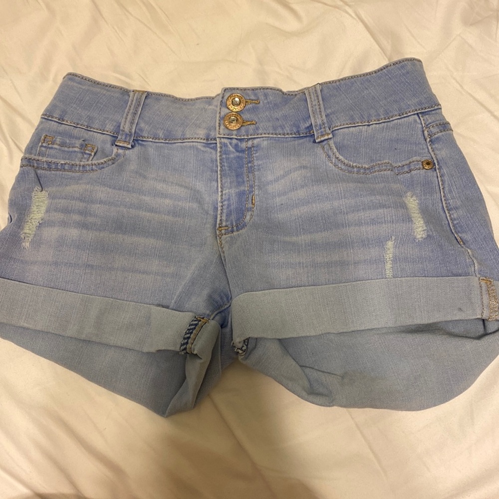 light blue kids girls shorts